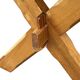 Vintage dining table pinewood 1960 minimalist dining table
