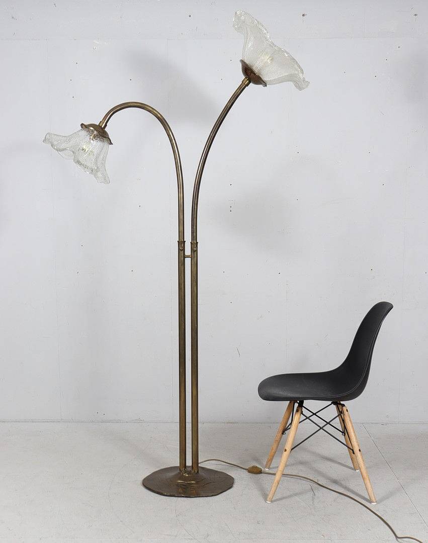 Lothar Klute. Attributed. Brutalist floor lamp by Lothar Klute, Germany, 1980s.