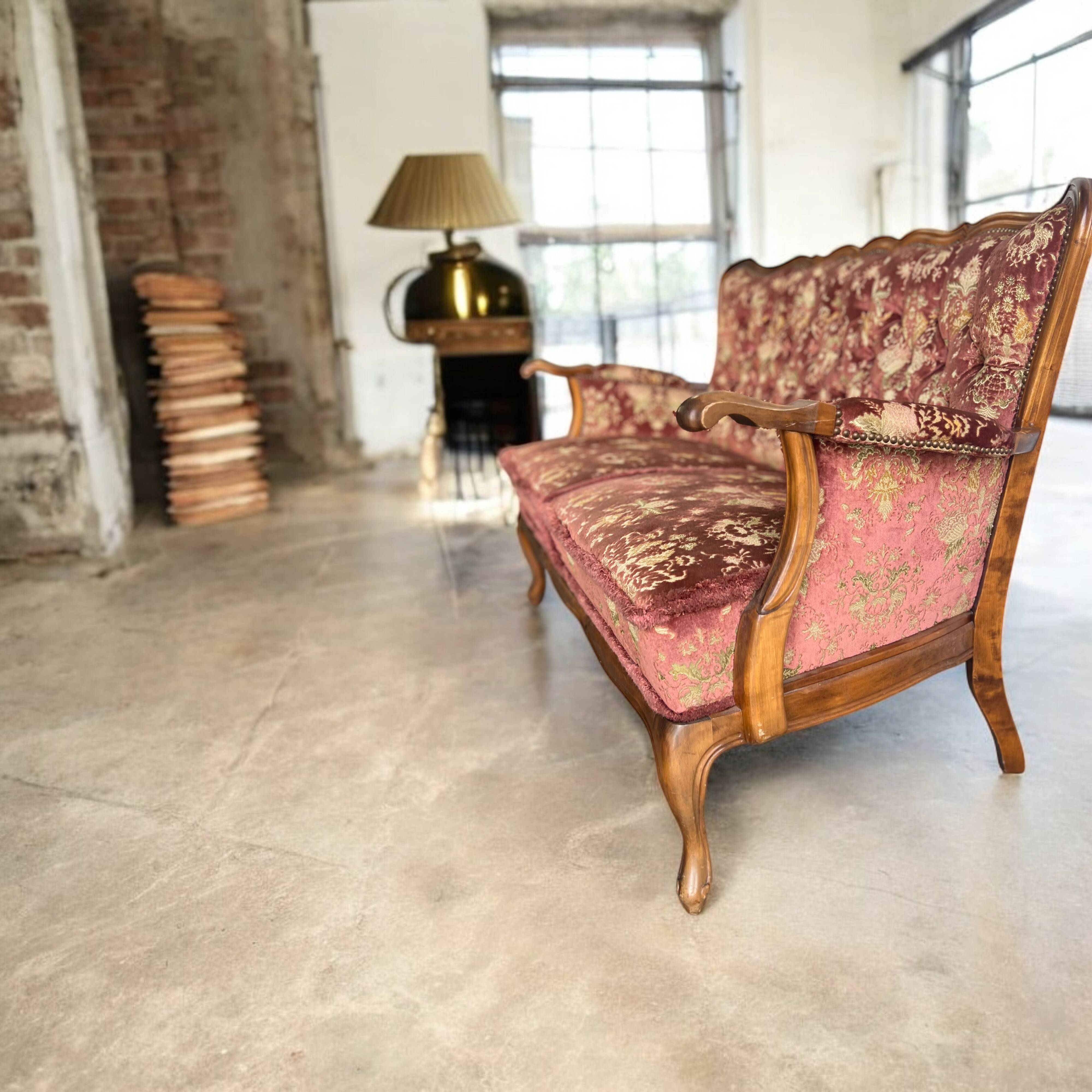 Siège/canapé / fauteuil  baroque rose vintage