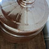 Glazed stoneware barrel pot