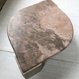 Roche Bobois pink marble table