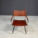 Vintage chrome and leather chair