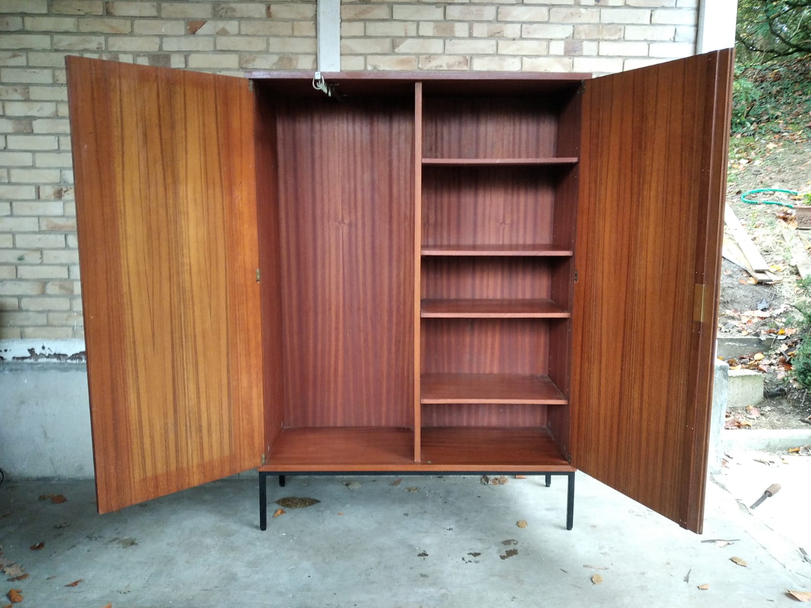 Vintage scandinavian modernist wardrobe 1950