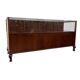 Vintage wooden shop counter/display case.