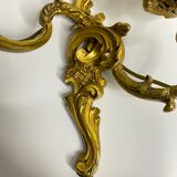 Applique en bronze style rocaille
