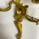 Bronze wall lamp rockery style