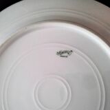 6 Assiettes plates en porcelaine de Limoges
