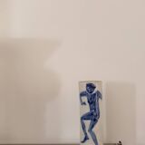 Ceramic vase signed Silvia Radu – dancer decoration, 1985