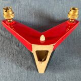 Art Deco ceramic wall light from the 1950s-60s.