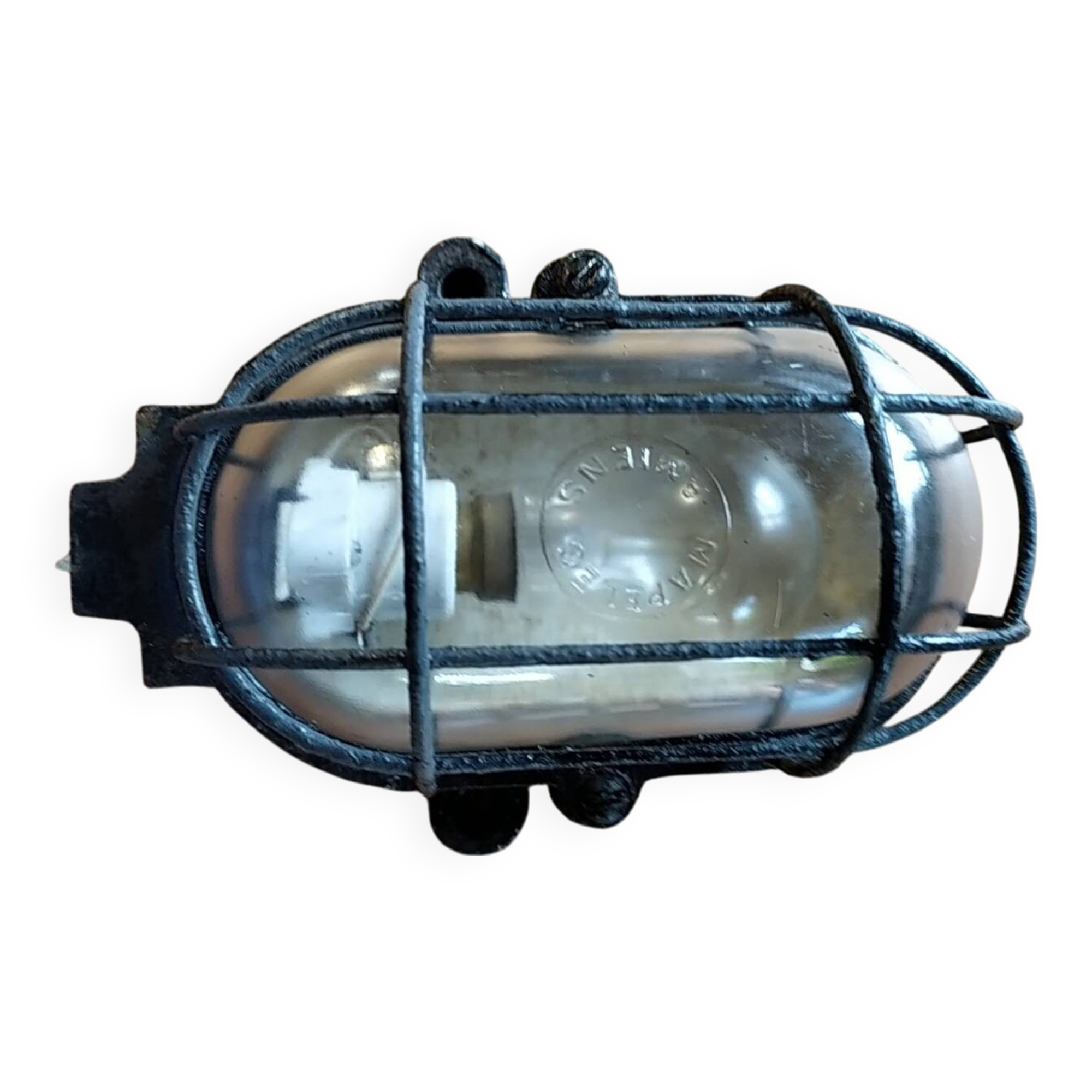 Industrial cast iron wall lights