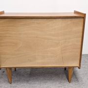 4-drawer chest of drawers in blond oak from the 50s/60s
