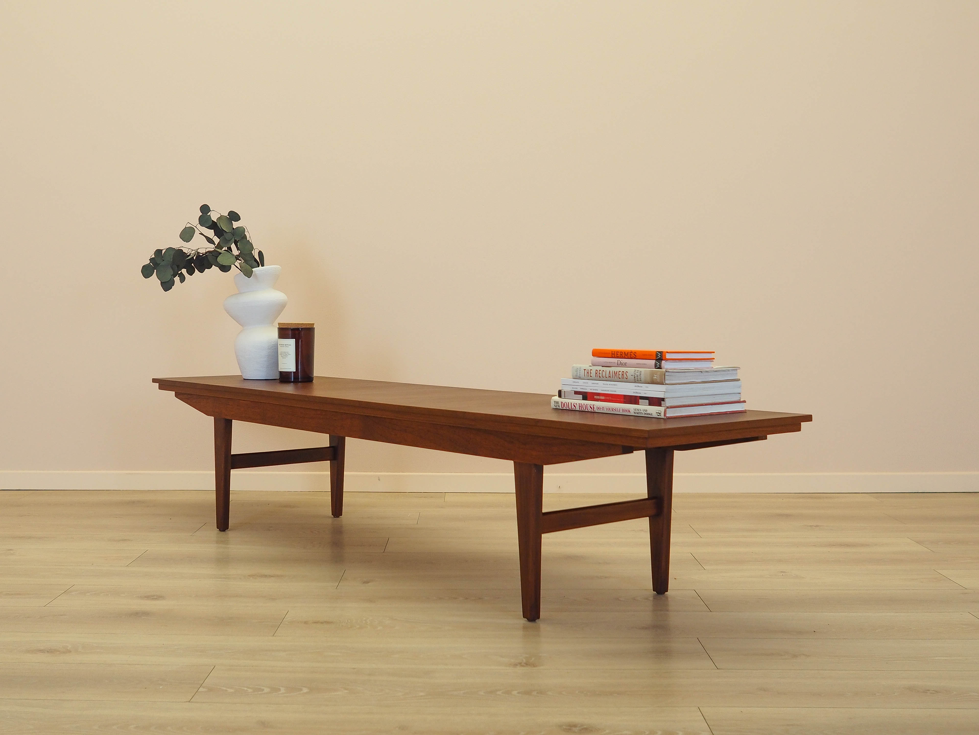 Teak lowboard, Danish design, 1970s, made in Denmark