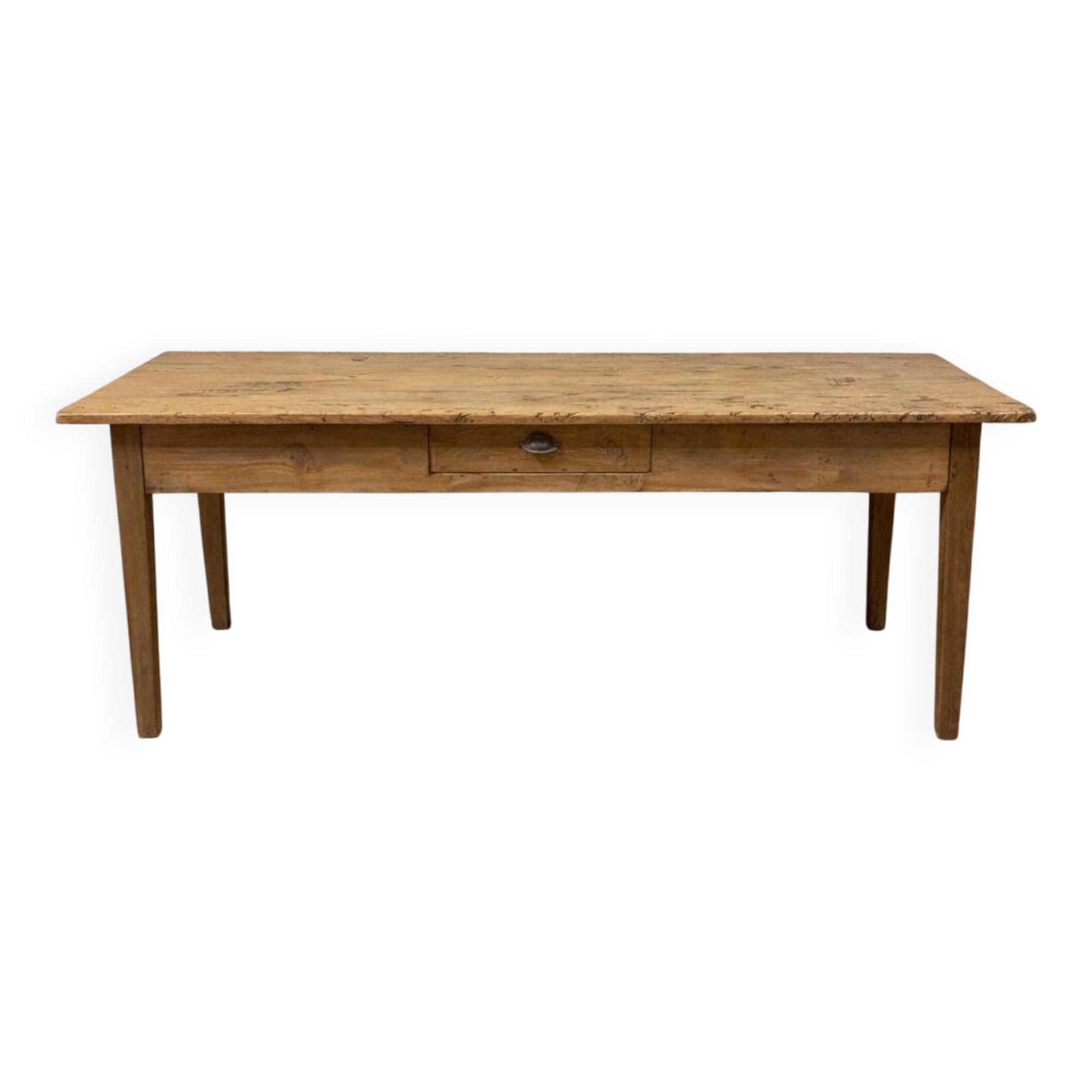 Solid wood table with drawer – authentic charm and practicality