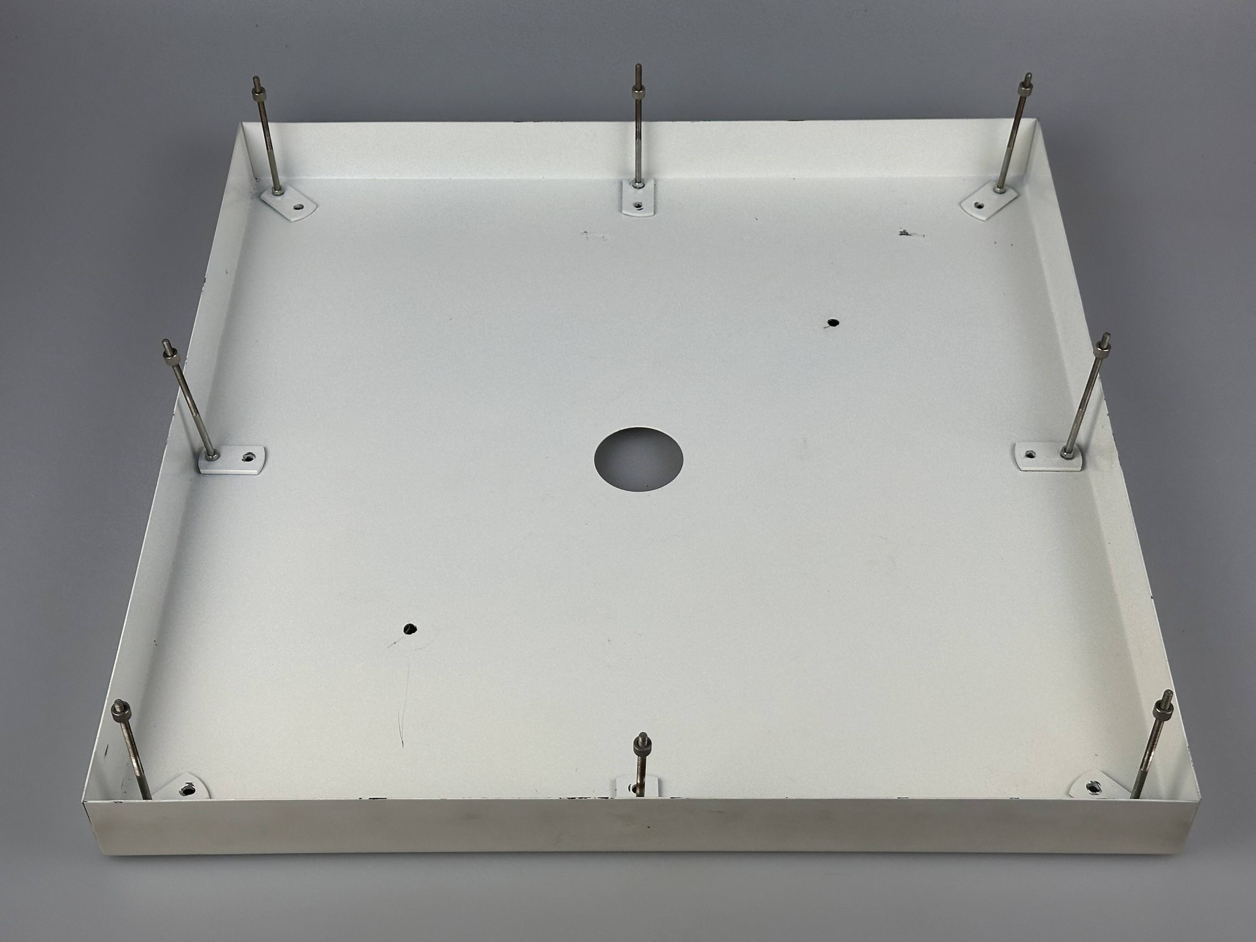 1960s/70s Chandelier Ceiling Lamp by Doria Leuchten Germany, Ice Glass