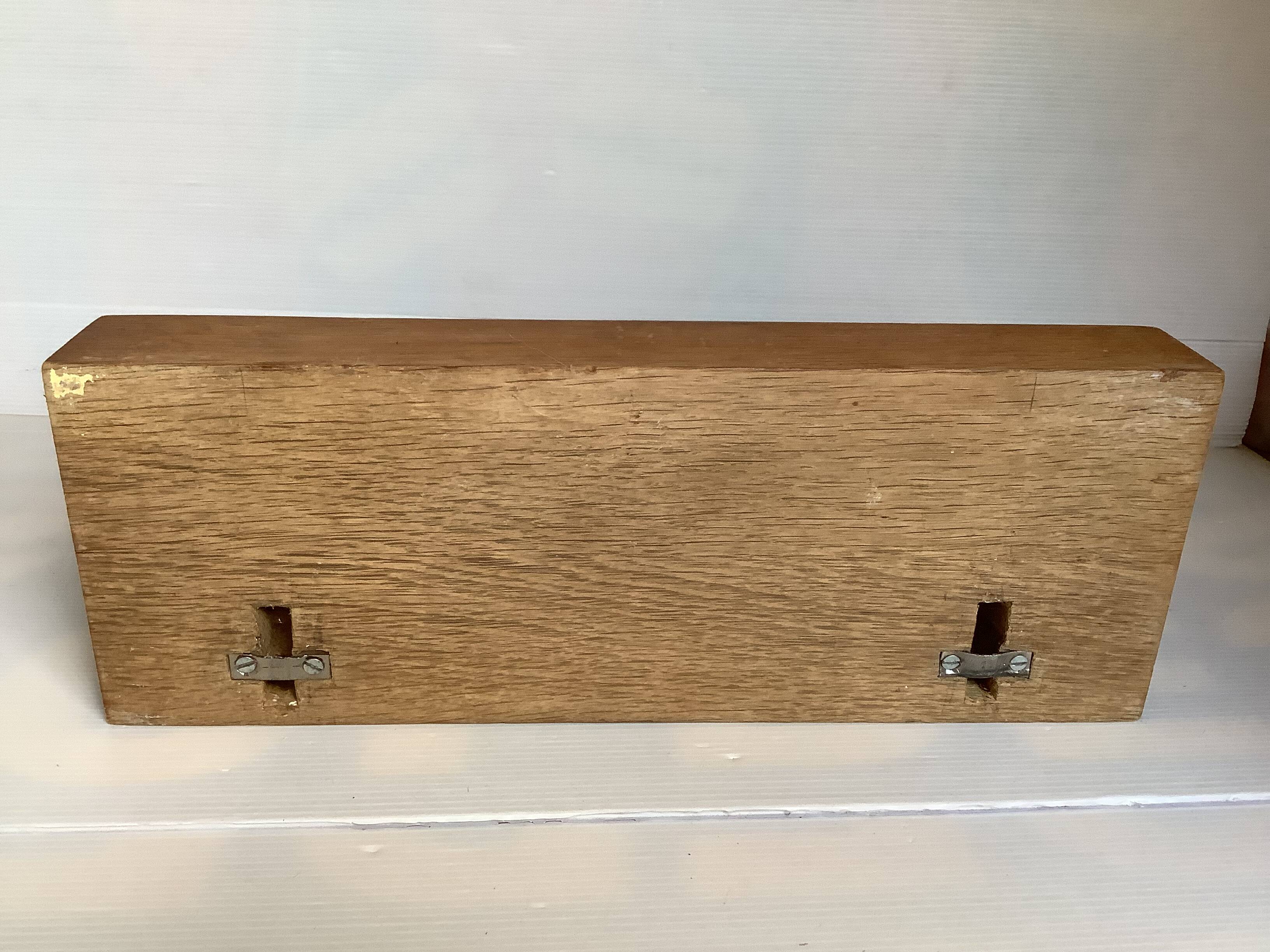 Solid wood wall shelf