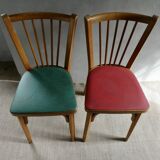 Pair of Baumann bistro chairs, No 12, 1960s