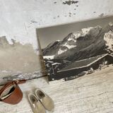 Photo on wood chalet 60s