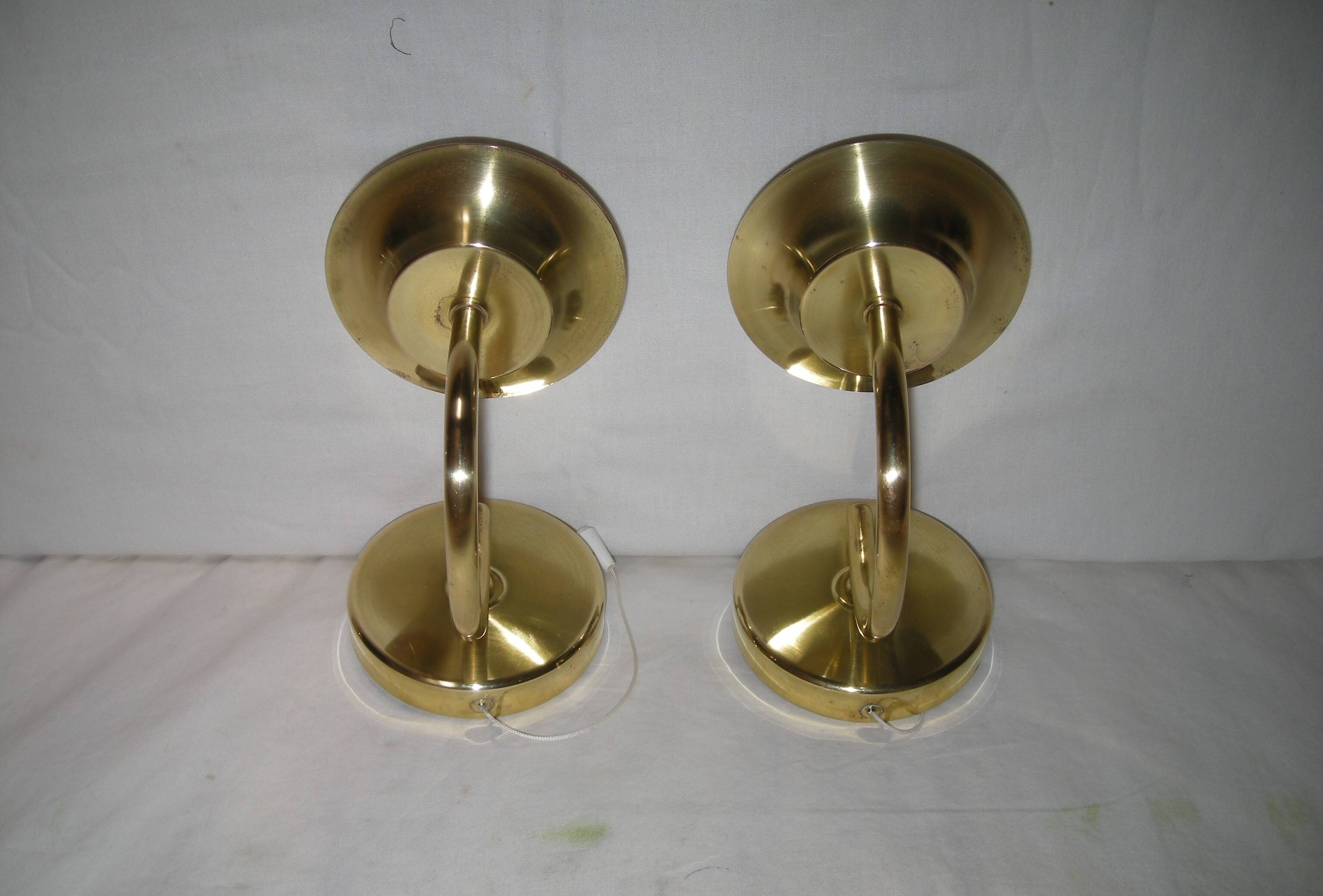 pair of wall lights from the 1970s