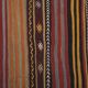 Vintage Turkish kilim handwoven 273x356 cm