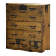 Japanese Tansu chest of drawers, circa 1870