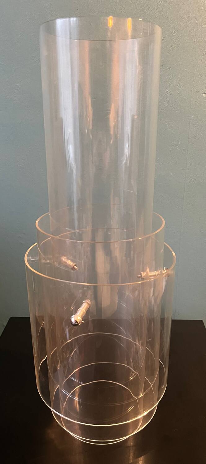 IKEA Stöllet Lucite Table Lamp Modern Design 20"