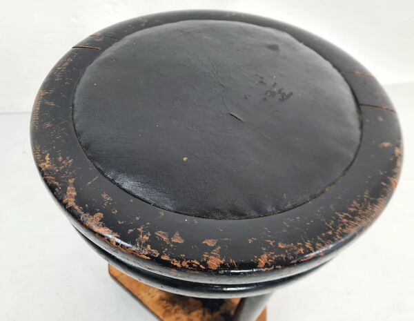 Tabouret de piano Art Déco, années 1920 (non restauré)