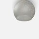 Small speckled frosted glass ball pendant – 1970s