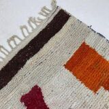 Handmade pure wool rug, size 140 x 260 cm.