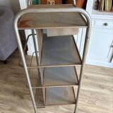 old industrial furniture / Heliolithe architect's trolley / vintage