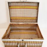 Rattan suitcase