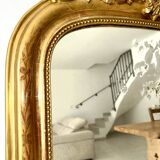 Antique Louis-Philippe mirror with pediment