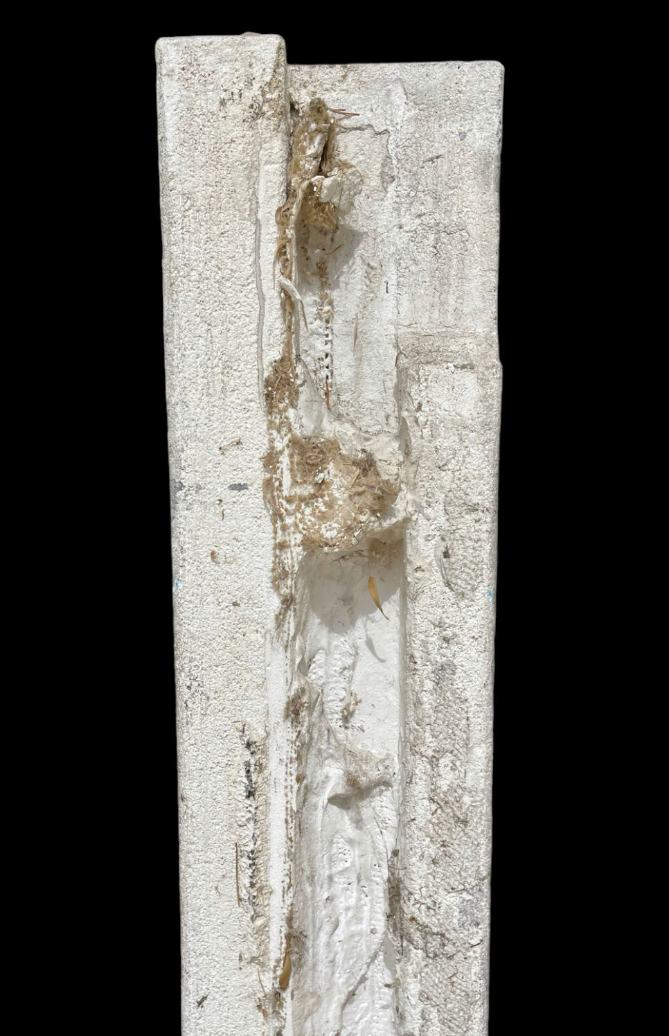 Neo-Gothic stone fireplace