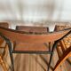 Set of 4 mismatched chairs
