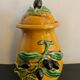Vallauris ceramic dabbling olive pot