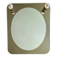 Design wall mirror with lamps, Italy 1970s