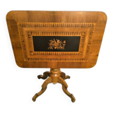 Italian marquetry side table