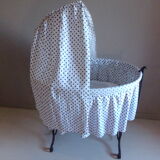 Cradle or cradle in wrought iron 1900
