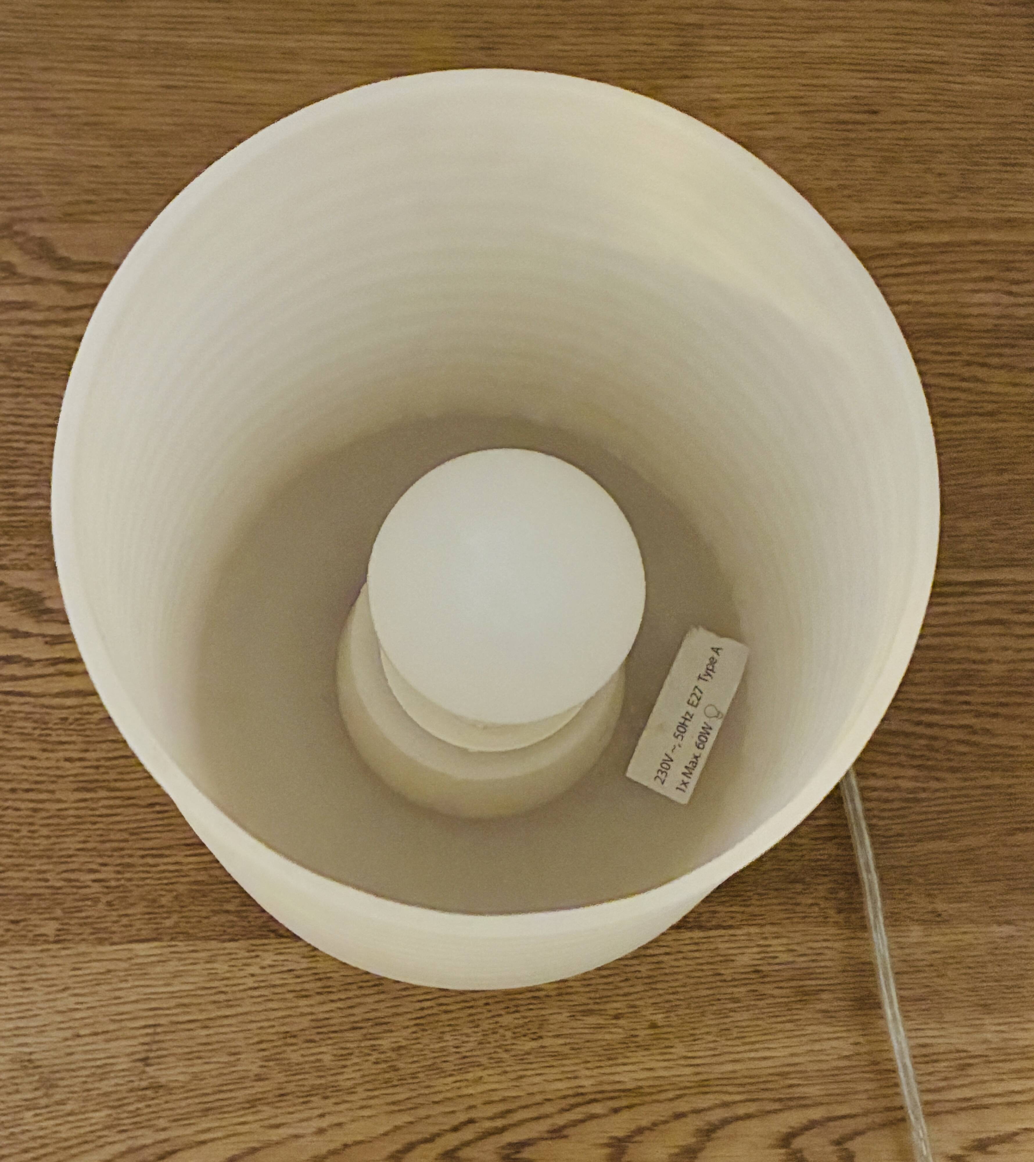 Lampe cylindre façon lampion