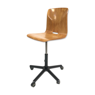 Woodmark vintage galvanitas Pagholz adjustable rotary work chair