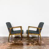 Pair of 04-B armchairs by Bydgoskie Fabryki Mebli 1960s