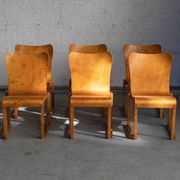 Ensemble de 6 chaises de salle à manger par Axel Larsson