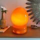 Lampe champignon orange 70s