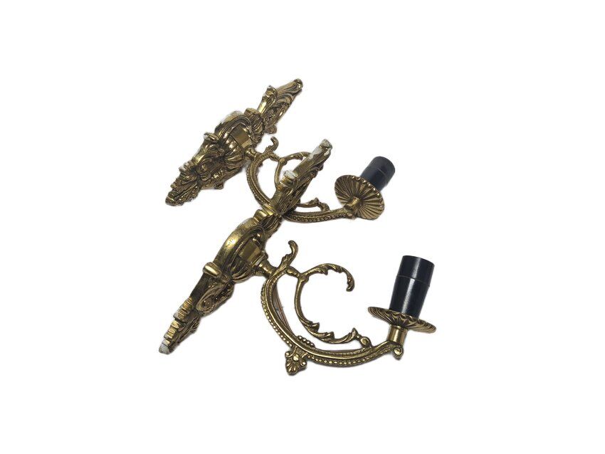 Appliques de style rococo, Pologne, années 1970, ensemble de 2