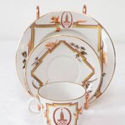 Russian porcelain coffee service Lomonosov Moscow 1980 Olympic Games