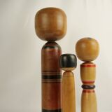 Set of 3 kokeshi (large size)