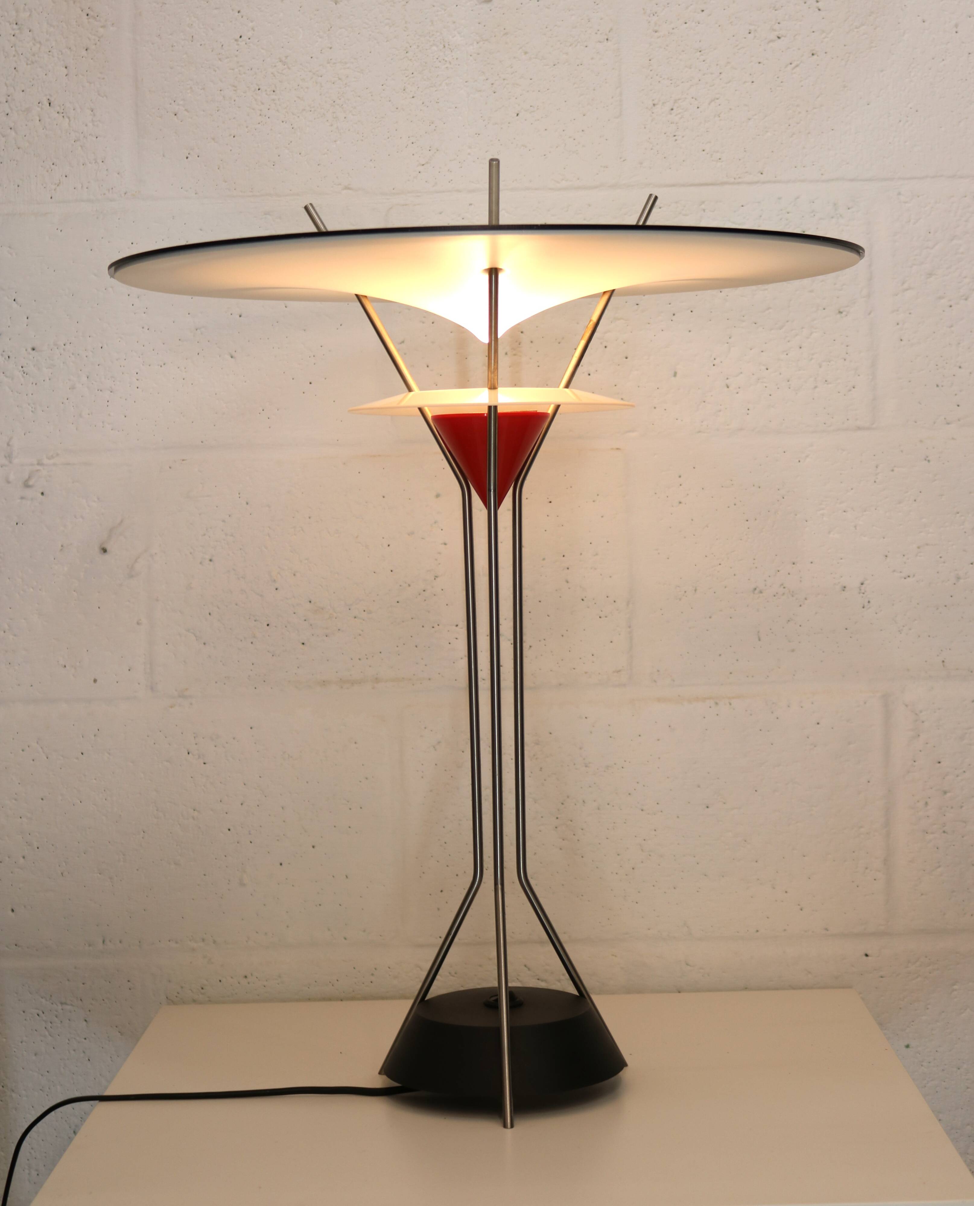 XL Space age desk lamp by Lyskilde and designed by Henrik Tengler - Denmark