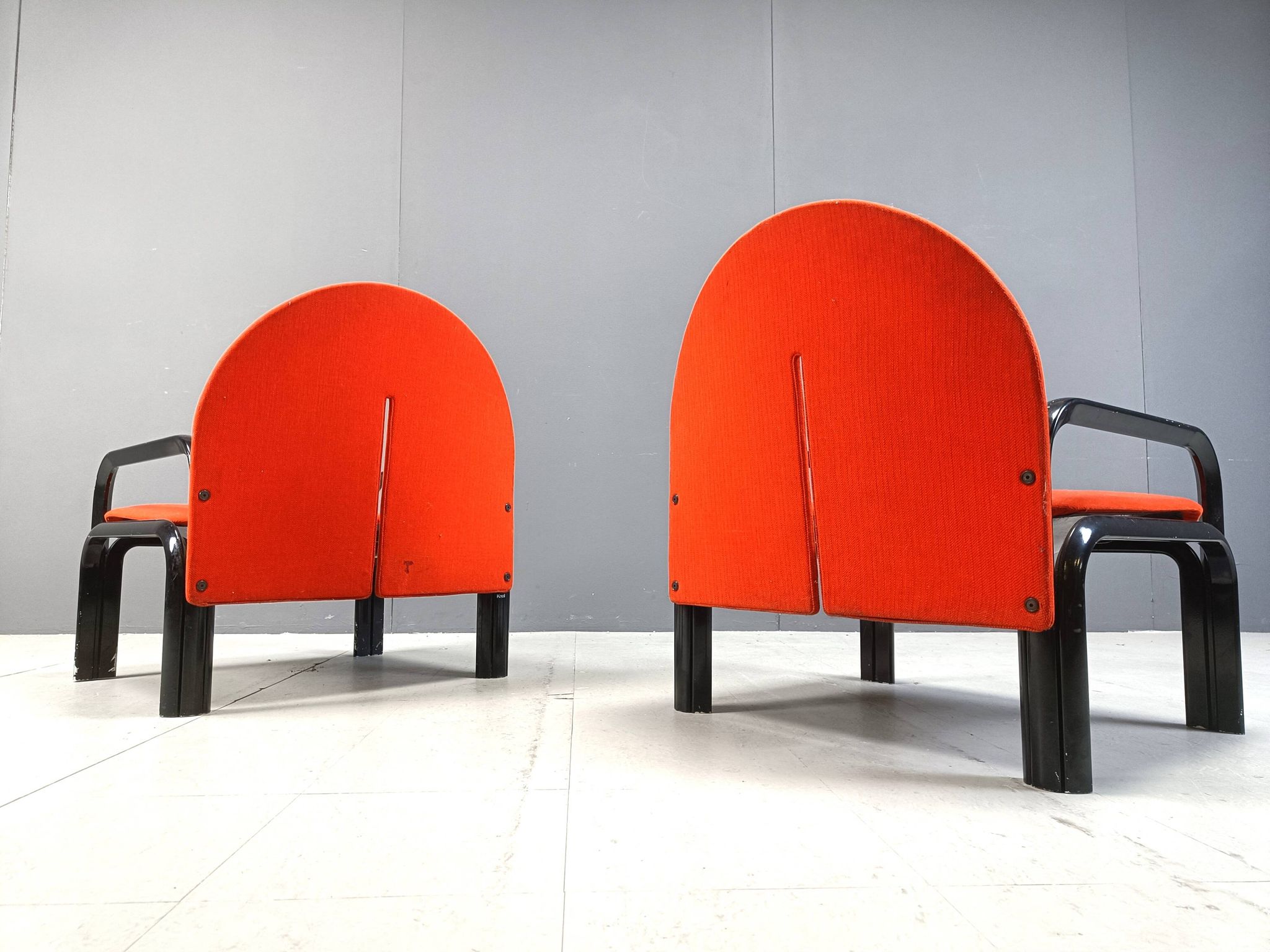Pair of Gae Aulenti '54 L' Armchairs for Knoll International, 1970s
