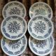 6 antique dinner plates