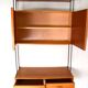 Omnia shelving system / self-supporting modular secretary desk in teak, dating from the 1960s.