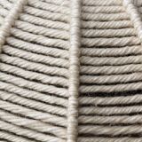 1970s two-tone wool pendant light, Germany